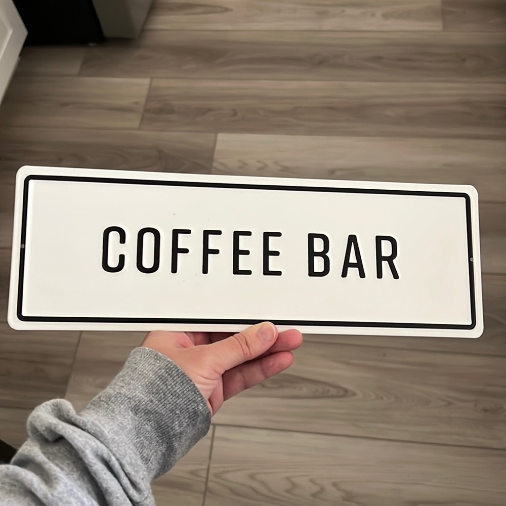 Coffee Bar sign